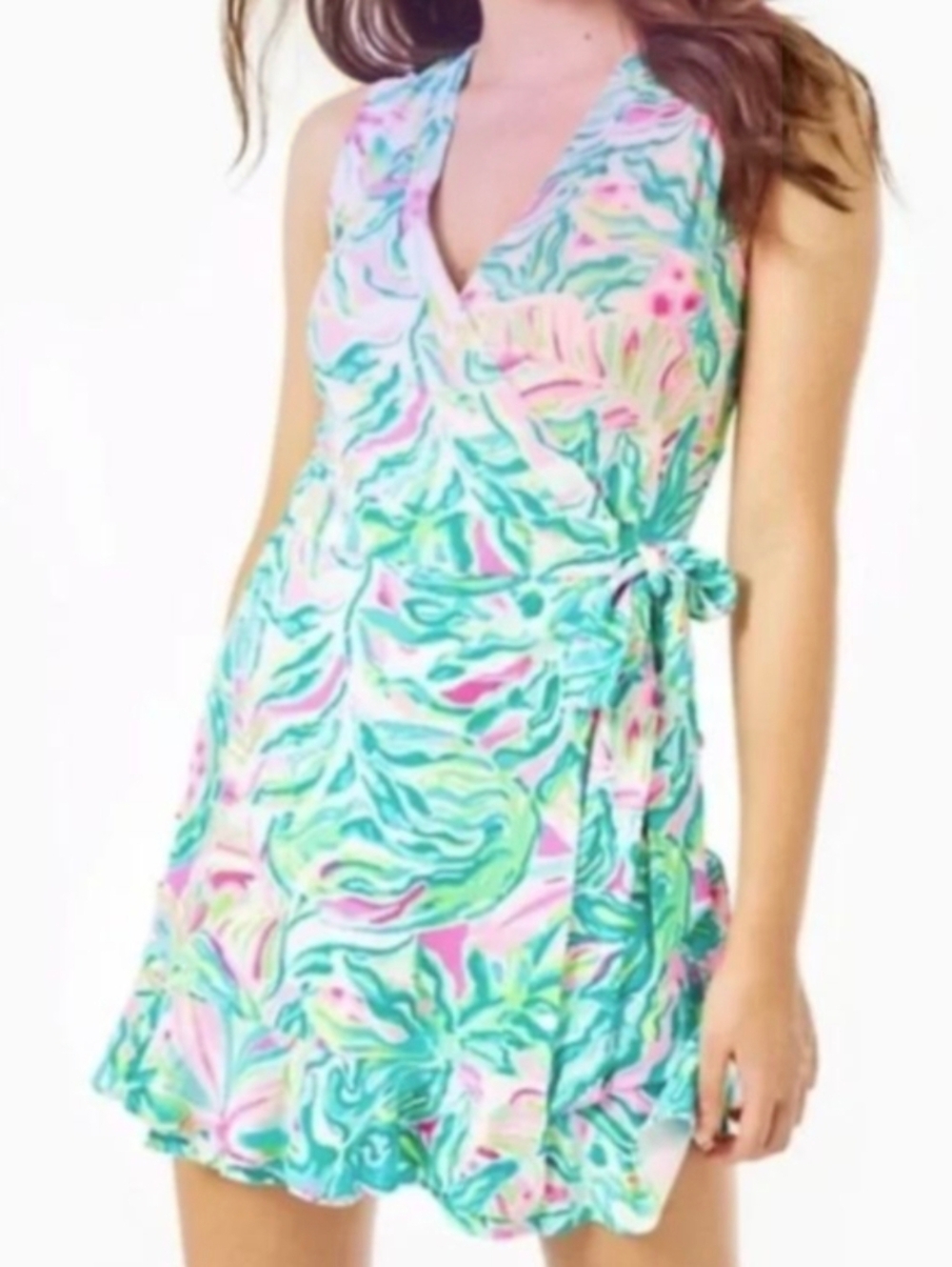 Women's Lilly Pulitzer Wrap Romper Size Large